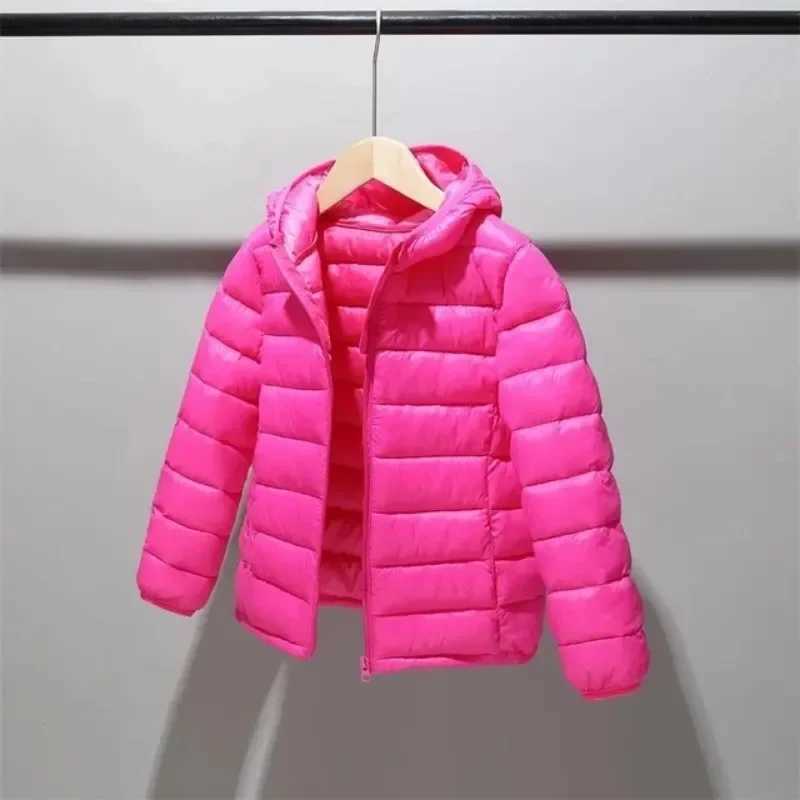 Down Coat Children aged 2-14 boys cotton jacket cotton lining wool hooded jacket 5076 H241010