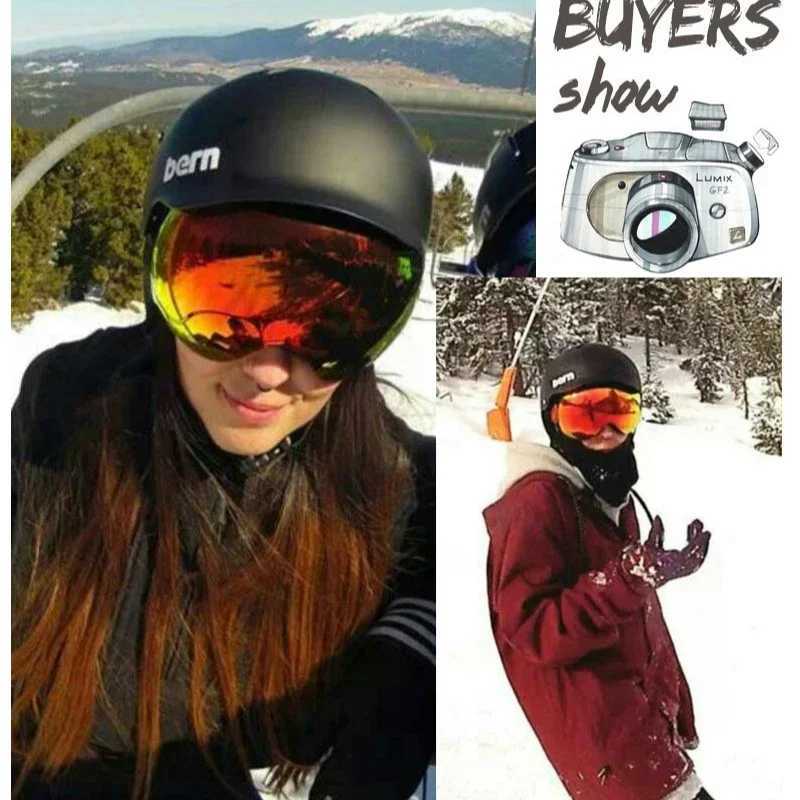 Sports womens skiing goggles anti fog mountain peoples snow glasses winter mens skiing glasses outdoor double womens motorcycle sunglasses CL241010