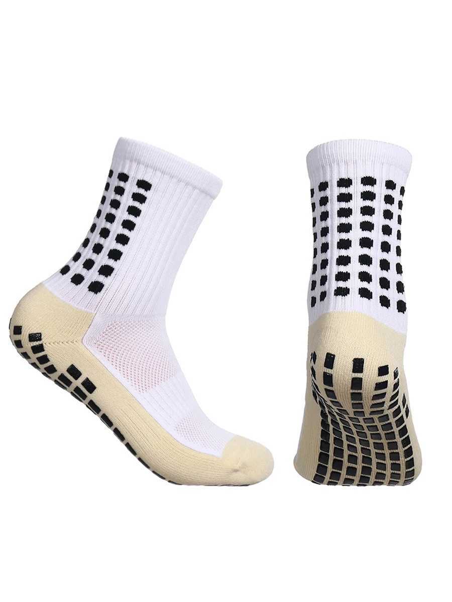 4 pairs of womens and childrens soccer socks with non slip grip and soccer pad designed specifically for non slip grip during sportsW241010