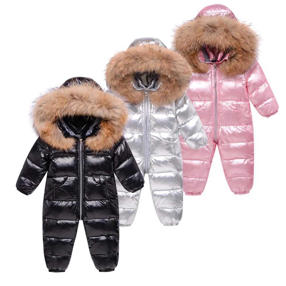 Down Coat winter snow overalls baby wear clothing clothes snowsuit duck down jacket for s girl coat Park infant overcoat boy jumpsuit H241010