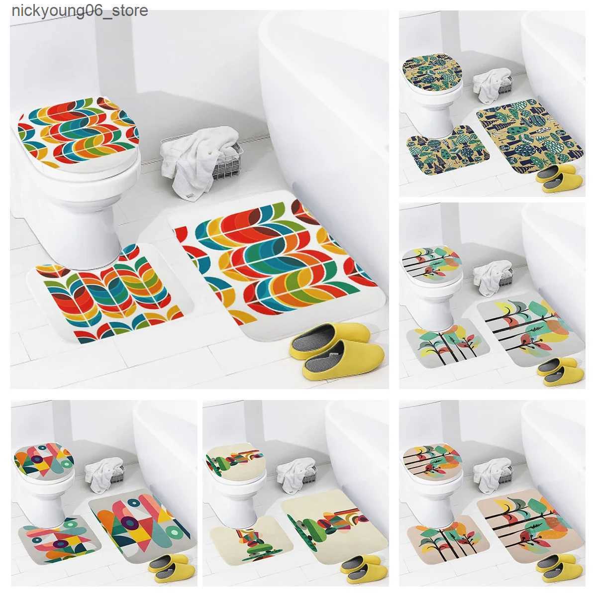 Non-Slip Bath Mats home bathroom floor mats Anime animal style Bath Foot mat modern bathroom accessories rug Toilet mat Bathtub anti-slip carpet L2409