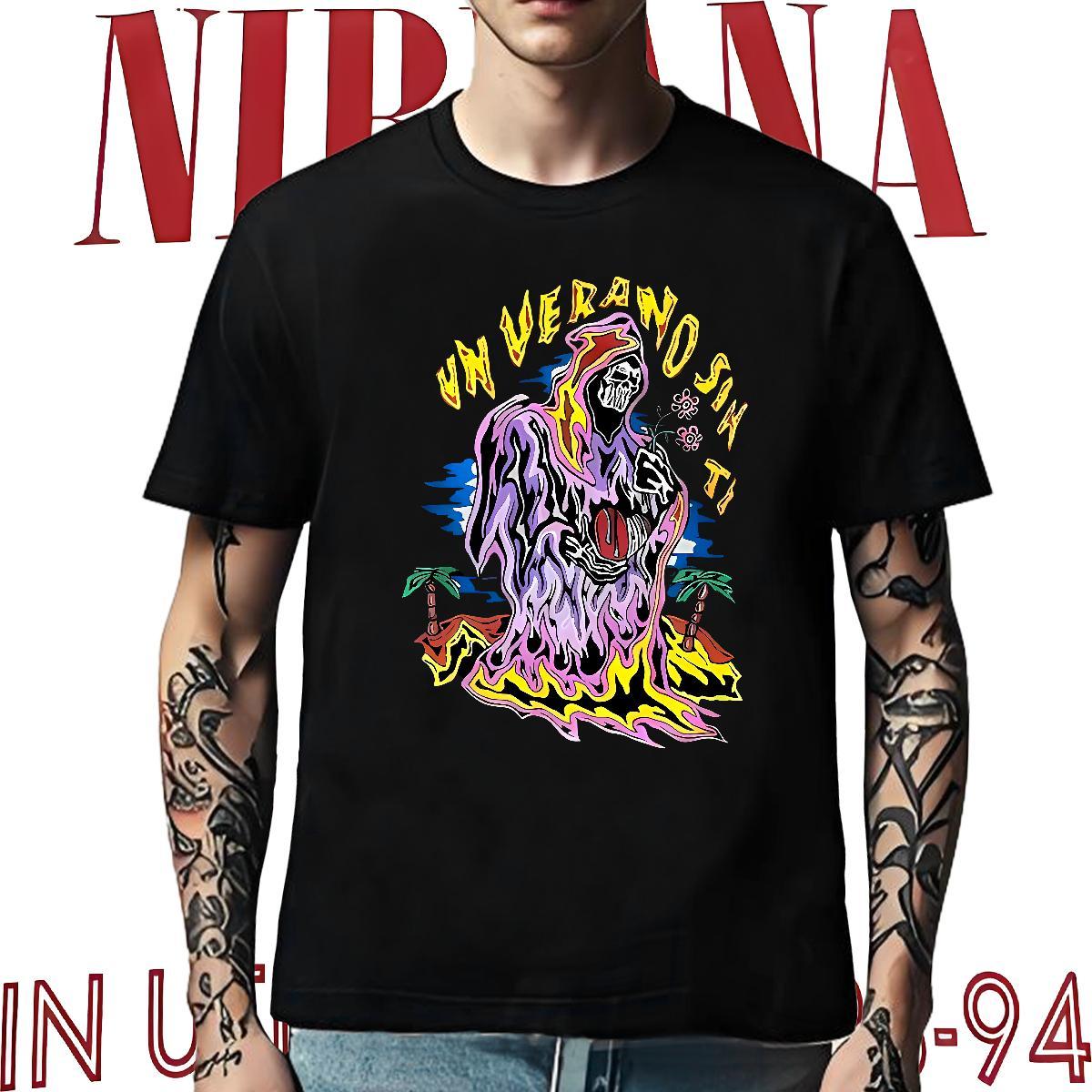 Comfortable T-Shirts 230g Cotton skull Casual Daily Wear Black White Crew Neck Men Tops Tees Fashion New Tshirts