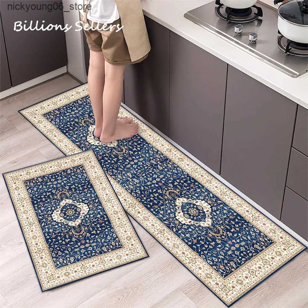 Non-Slip Bath Mats Super Non-slip Kitchen Floor Mats Absorbent Bathroom Entrance Doormat Soft Washable PVC Anti Slip Wipeable Wash Long Carpet L240910
