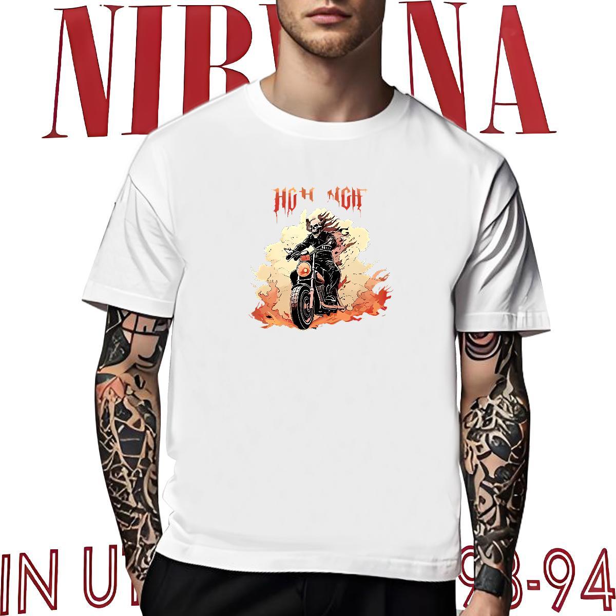 Unisex T Shirts Men 230g Pure Cotton skull Street Wear Customized O Neck Short Sleeves Mens Tshirts DIY Customized Top Tees