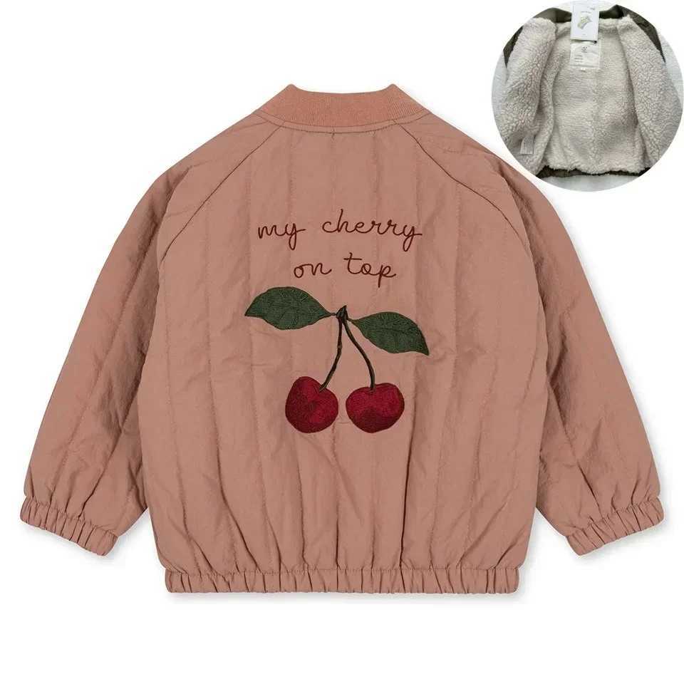 Down Coat 2024 INS KS Baby Boys Cartoon Cotton Jacket Winter Clothing Preschool Girls Ramsworth Jacket Embroidered Coat Flight Suit H241010