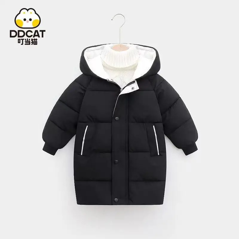 Childrens cotton mens clothing baby winter warm thick coat Korean childrens winter cotton lined jacket 240927