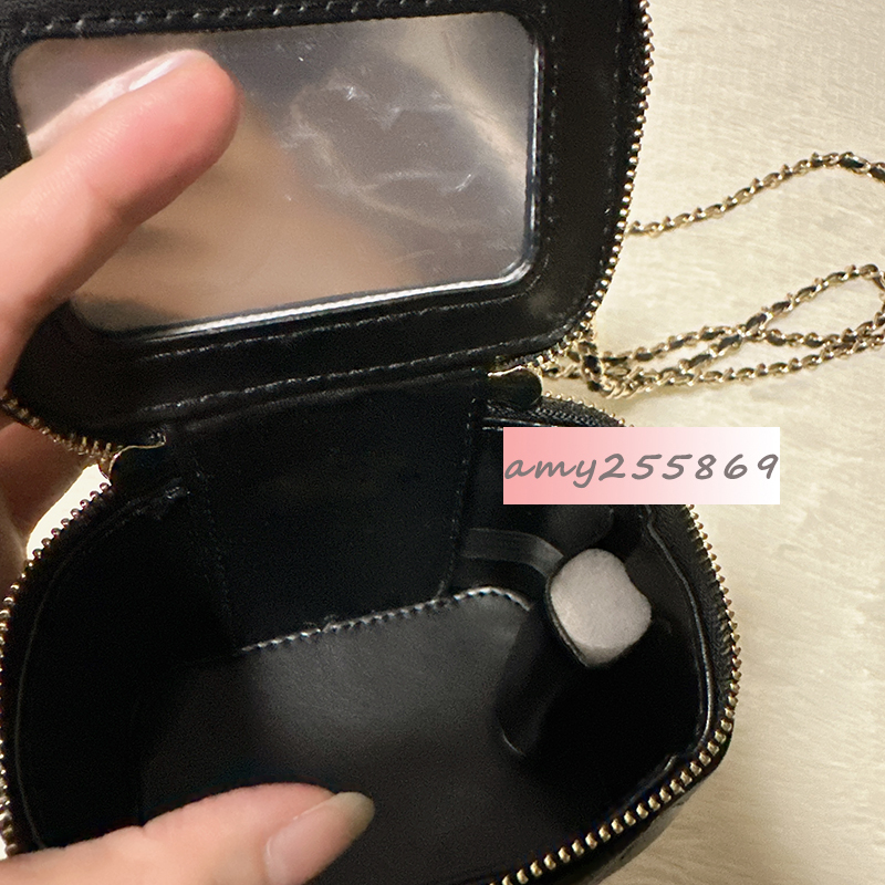 10X7X9CM Fashion storage bags pearl handheld mini box bag tote case with mirror gift box packing color selection