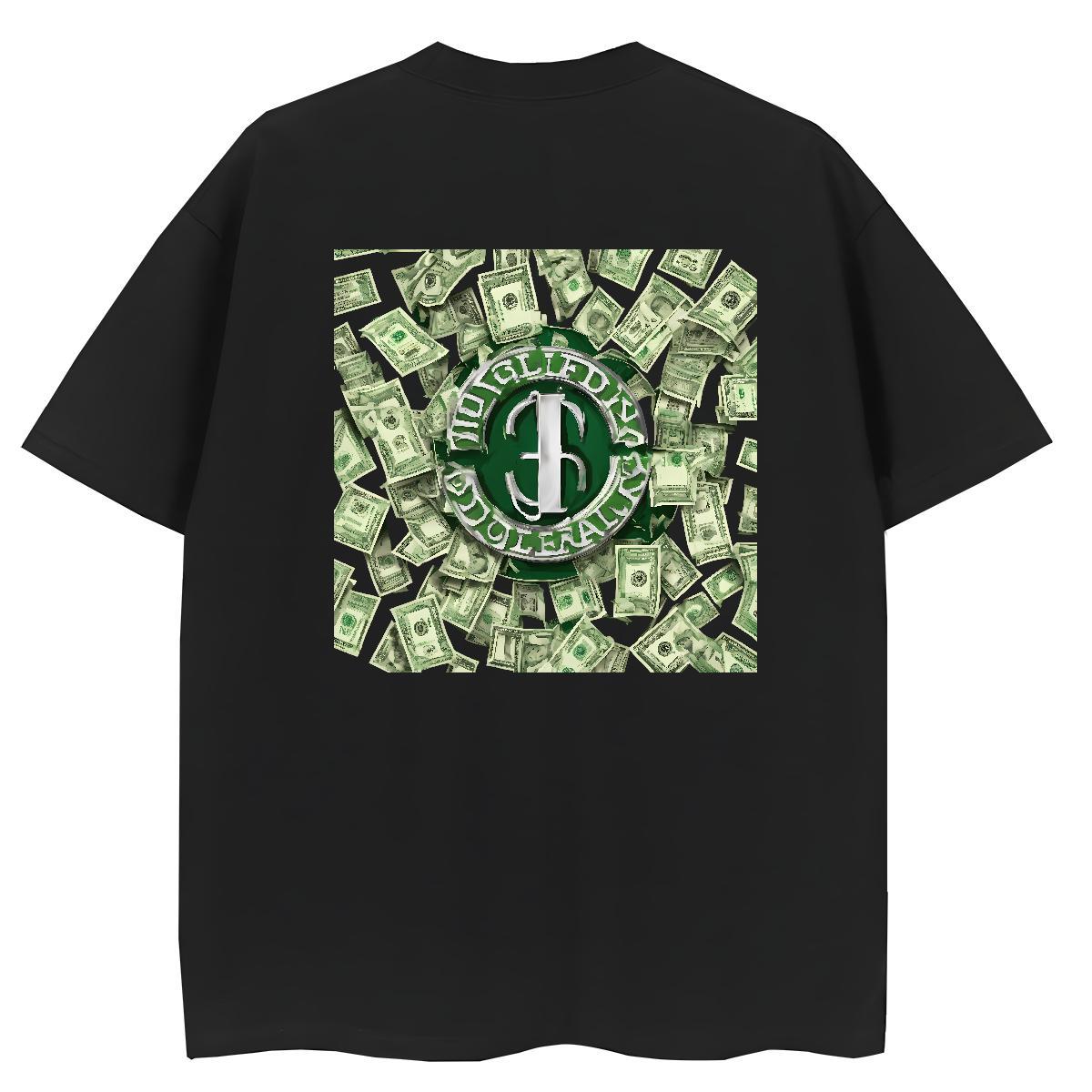 Fashion Womens T Shirts 230g 100% Cotton Breathable Short Sleeve Outdoor dollar Woman Tshirt 5A Anime Tee Shirt