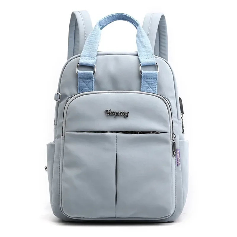 USB Charging Backpack Travel Large Capacity Womens Waterproof Multi Pocket Computer Bag Fashion Student School 241008