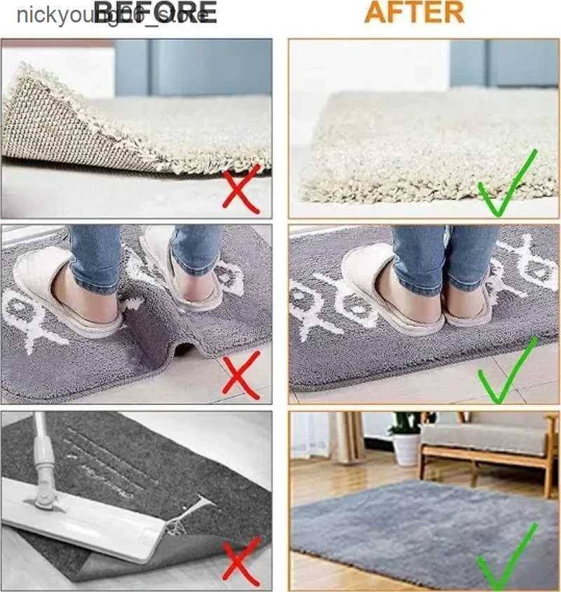 Non-Slip Bath Mats 16/8Pcs Anti-Slip Carpet Sticker Self Adhesive Washable Rug Gripper Bath Mats Prevent Sliding Pads for Kitchen Bathroom Hallway L24