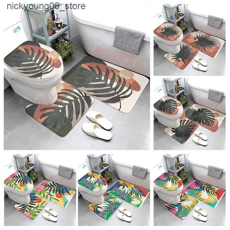 Non-Slip Bath Mats Anti-slip Bath Mat Bathroom Small Rug Shower Mat Decorative Absorbent Foot Mat Entrance Bathtub toilet rug Morandi Nordic Modern L2