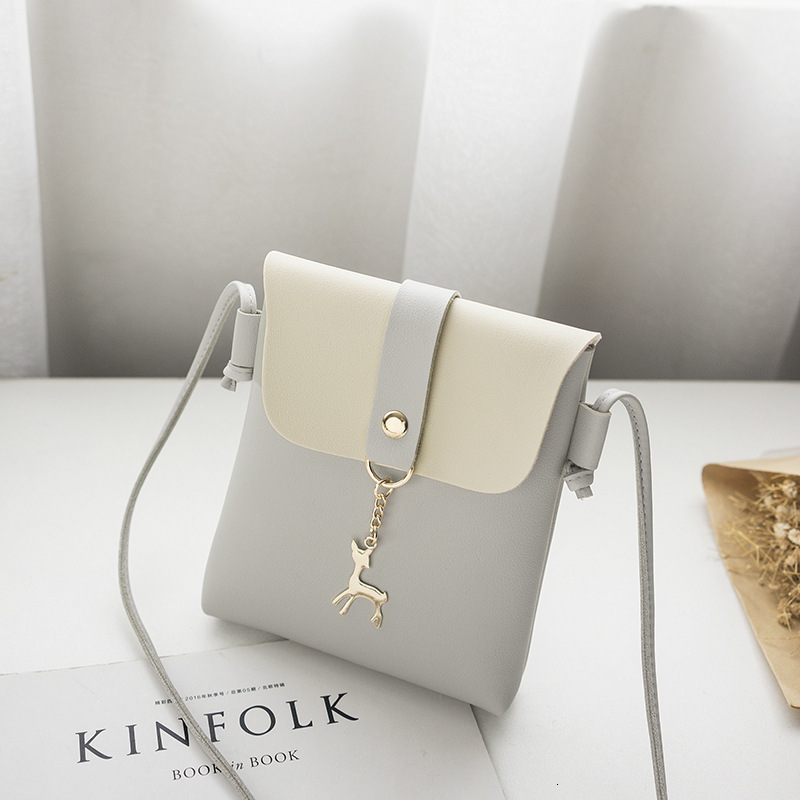 New 2024 designer bag Korean version deer hanging decoration women's single shoulder diagonal cross bag Pinduoduo