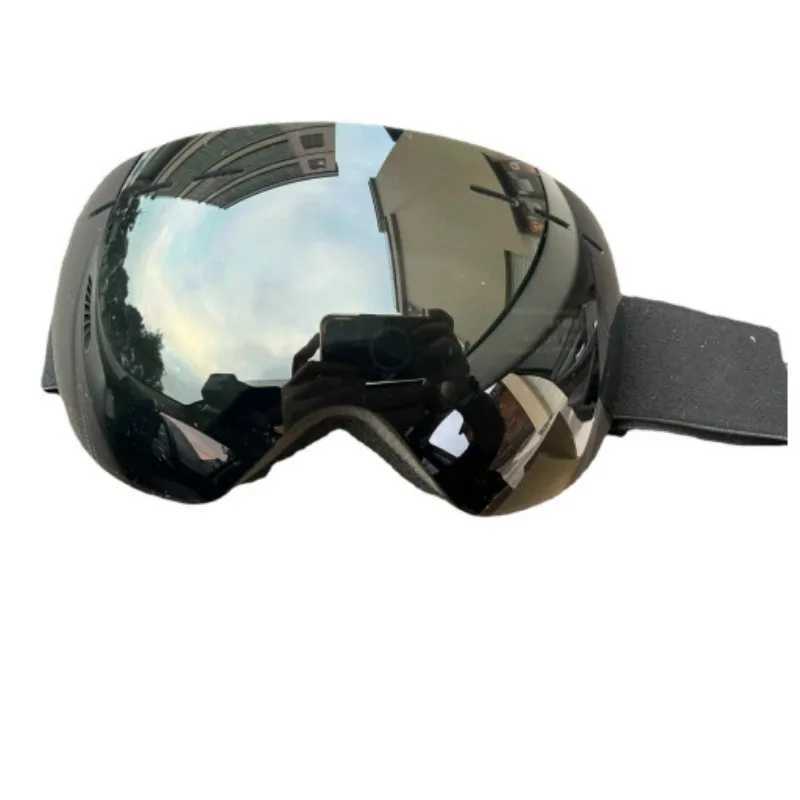 Adult ski goggles double-layer anti fog large cylindrical ski goggles suitable for Myopia skiing equipment CL241010