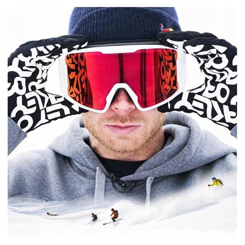 UV400 anti fog double-layer ski goggles large lens ski goggles ski mask snowboard goggles mirror goggles CL241010