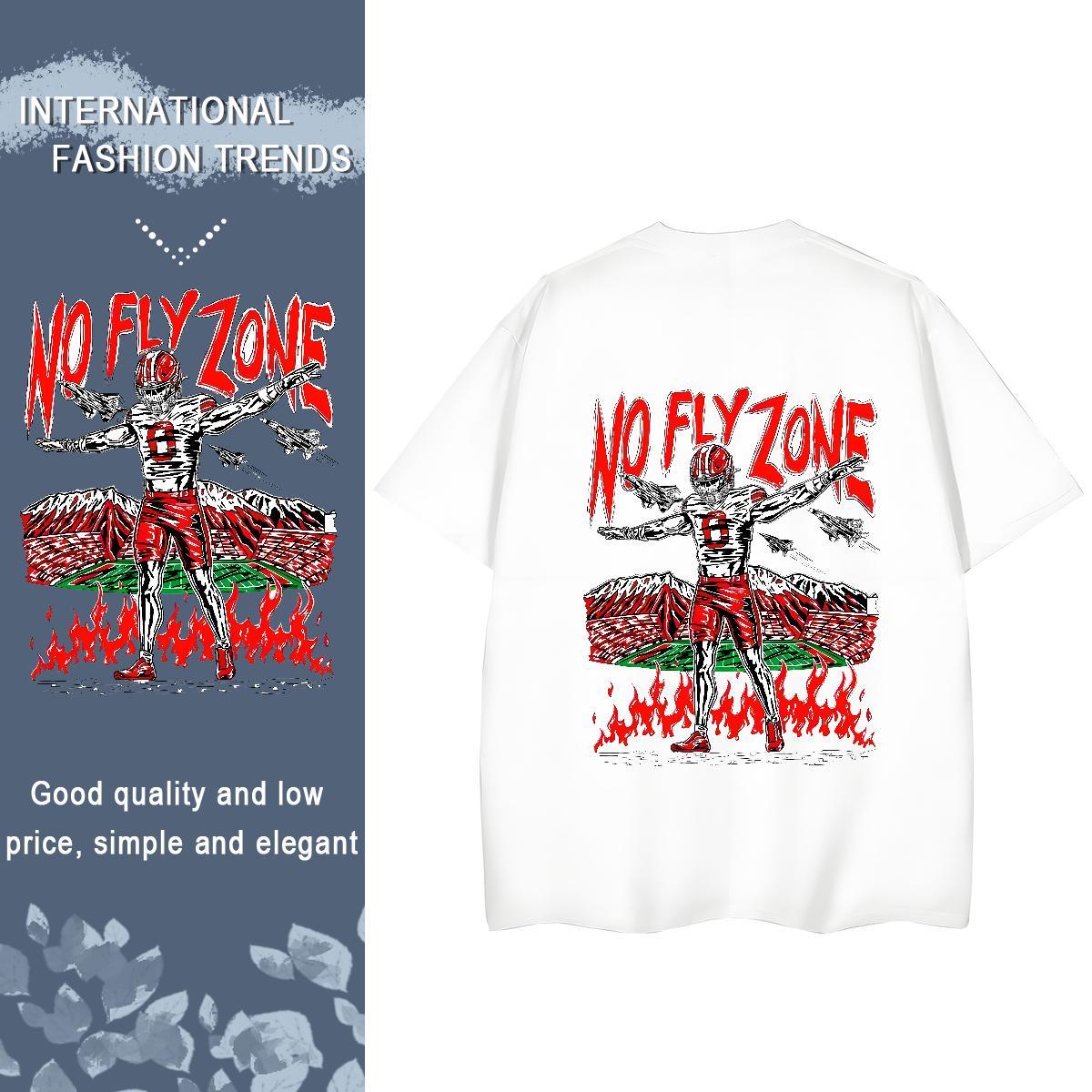 Custom Womens T Shirts 230g Cotton Round Neck Short Sleeve Beach skull Lady T shirt Soft Plus Size Custom Top Shirts