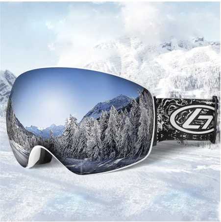 Ski goggles double-layer UV400 anti fog large ski goggles mens and womens ski board goggles for skiing CL241010