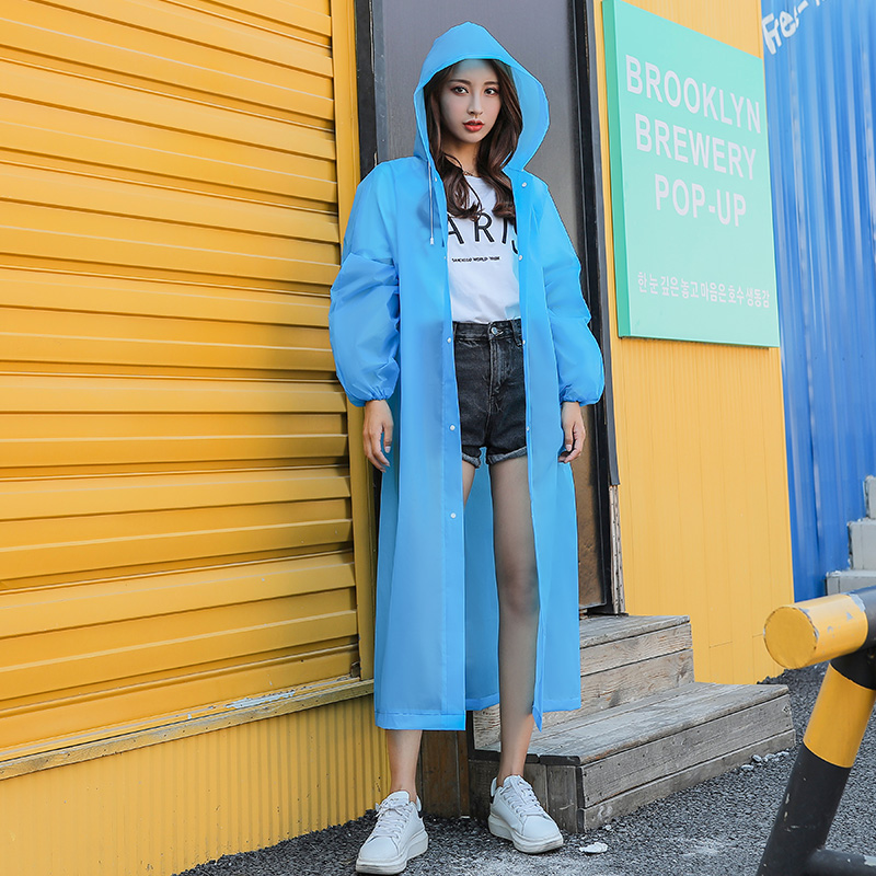 Adult plus size raincoat with super strong rainproof breathable and comfortable travel