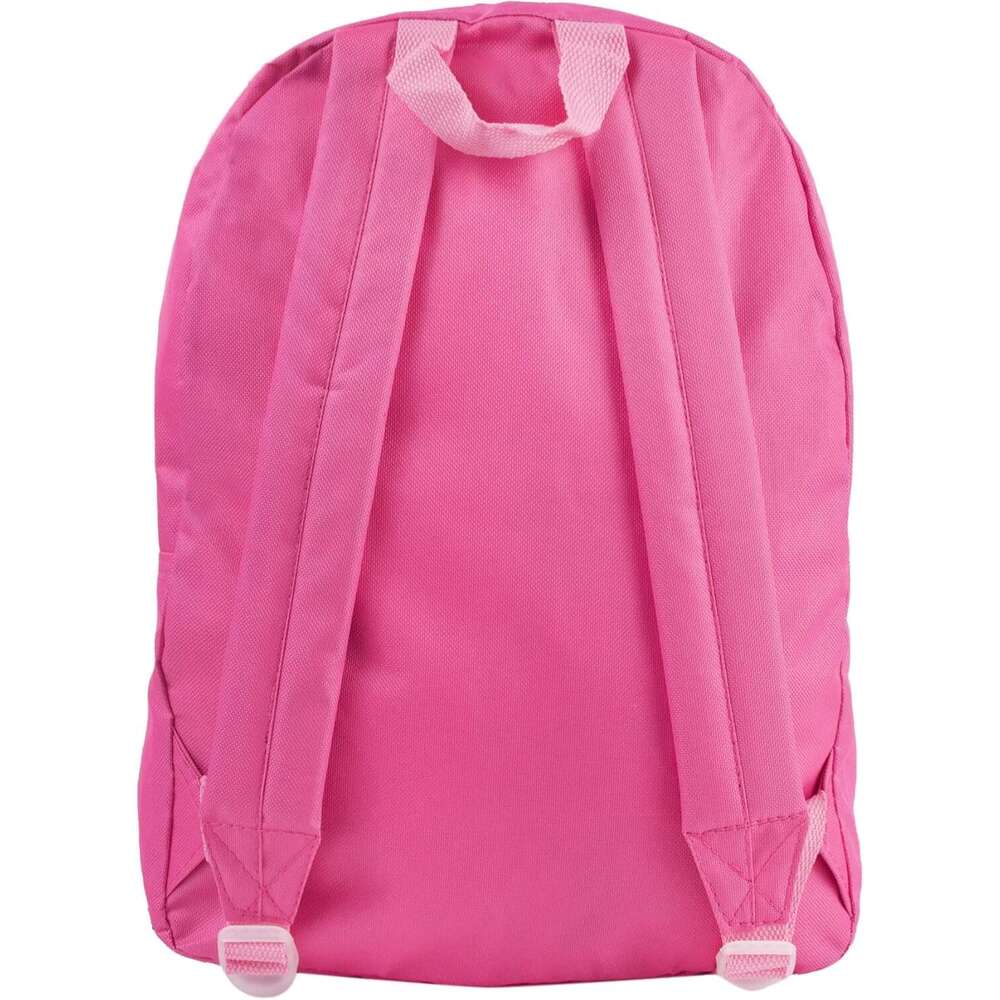 Classic 17 Inch Backpack with Adjustable Padded Shoulder Straps (Pink)