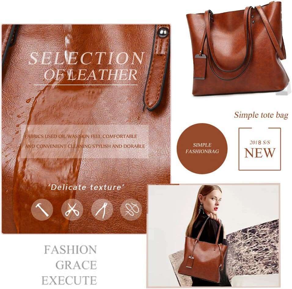 Women Top Handle Satchel Handbags Shoulder Messenger Tote Bag Purse