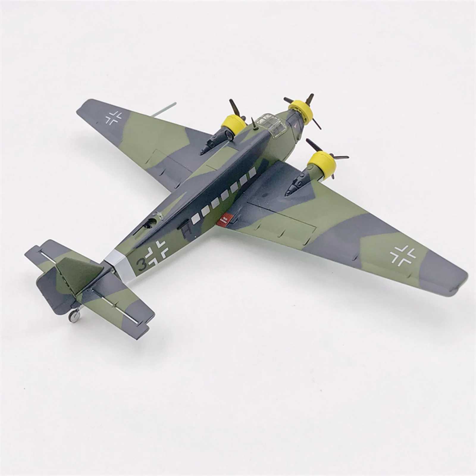 Exquisite Plane Model 1/144 German Airplane with Stand Decoration Diecast Alloy Fighter Model Toy for Home ModelXJ241010