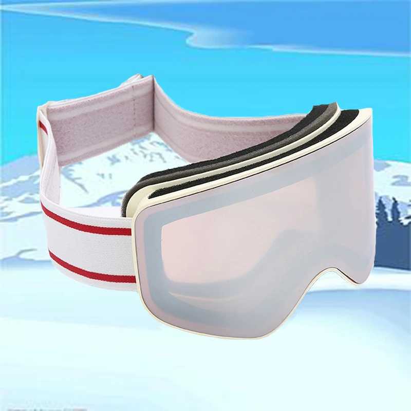 New type of skiing goggles with anti fog and windproof glasses for women outdoor sports mountain skiing electric bike glasses CL241010