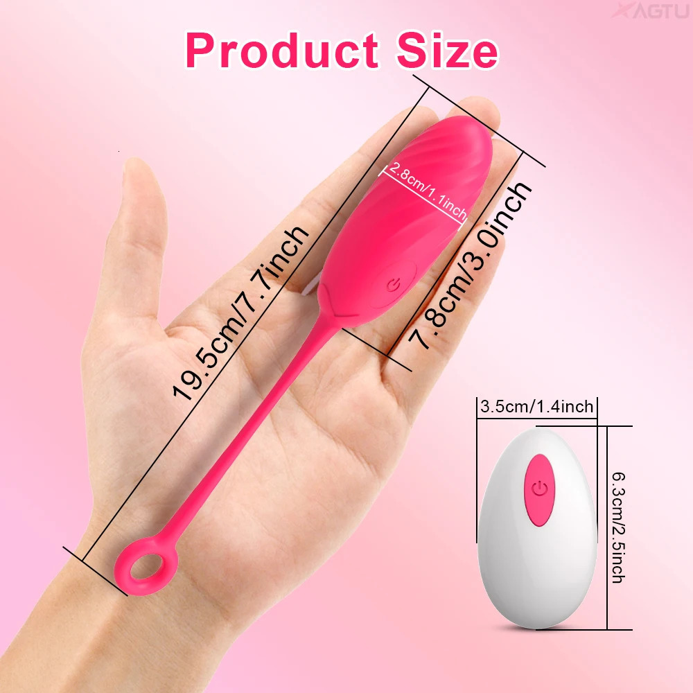 Female vibrating egg GSpot Clit stimulator wireless remote control underwear vibrator female masturbation toy 241009