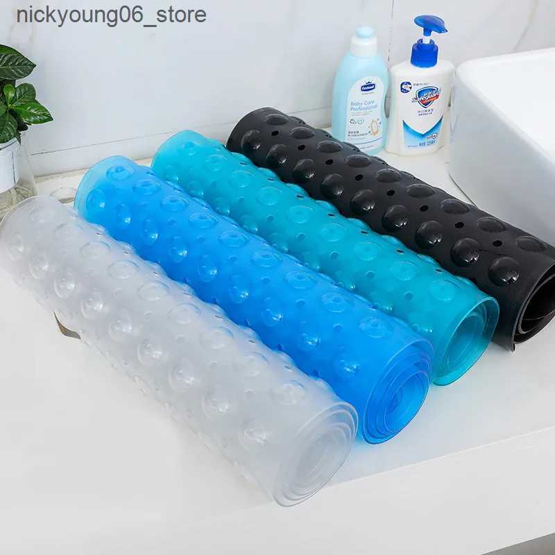 Non-Slip Bath Mats 40*100cm Mat Bathtub Bath Mat PVC Large Bathtub Safety Shower Non-slip Bath Mats With Suction Cups Floor Mat L240910