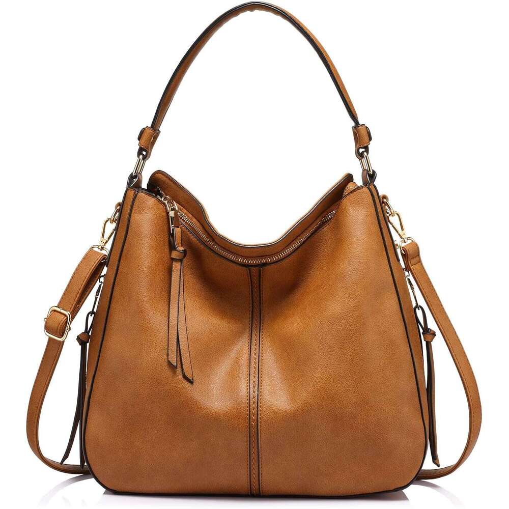 Handbags for Women Large Ladies Hobo bag Bucket Purse Faux Leather