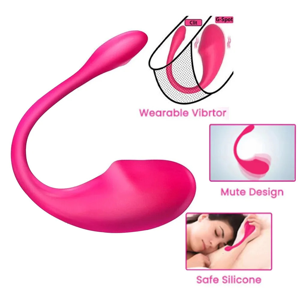 Wireless Bluetooth application wearing egg vibrator penis GSpot stimulator vibrating vagina massage adult sex toy 241009