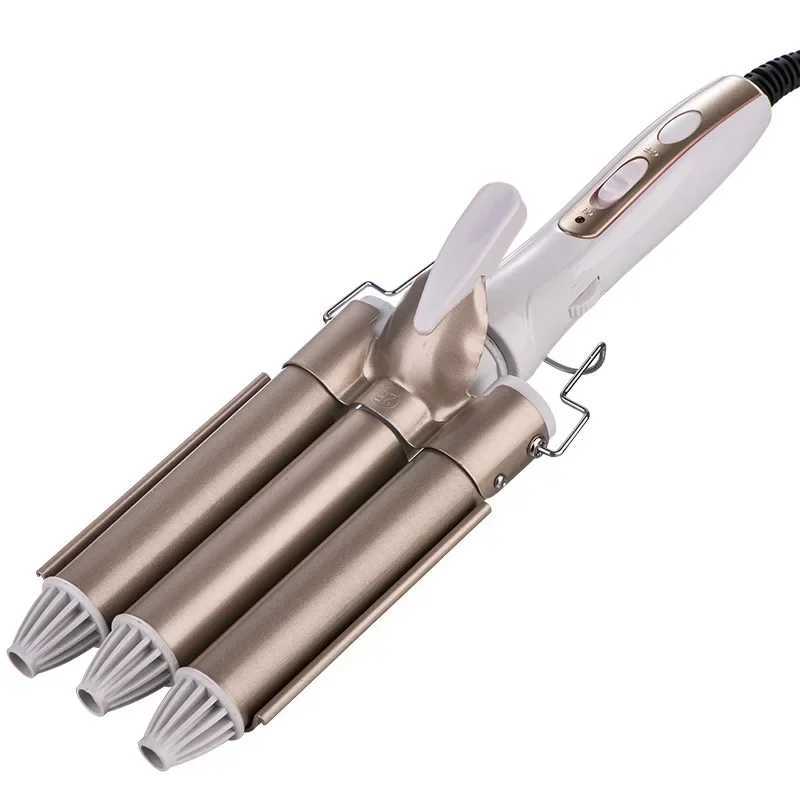 Triple Curling Iron Hair Curler Ceramic Waver Tongs Beach Wave Crimping Curlers Rollers MachineXJ241010
