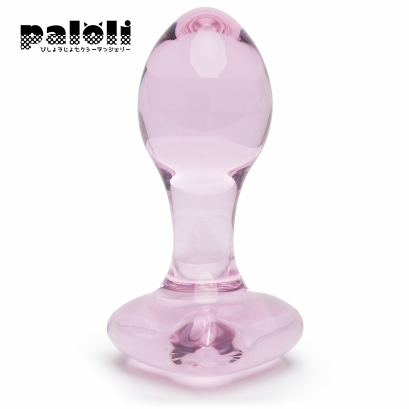 Sex Toy Heart Crystal Glass Anal Plug Butt Plugs Adult Products Pink Prostate Massager Anal Masturbation Toys for Men Women 240914