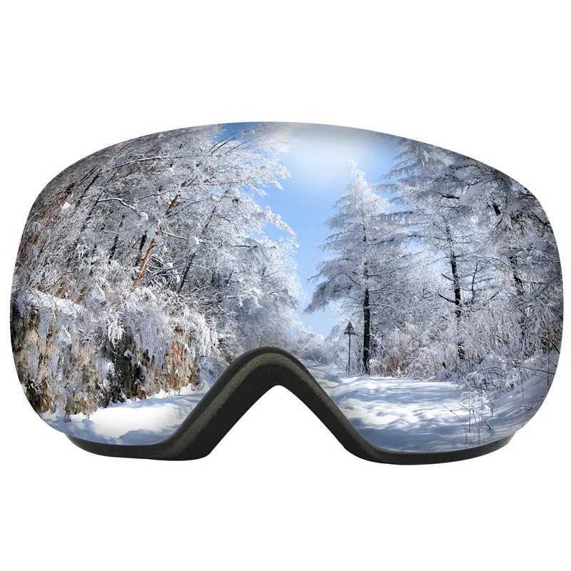 Ski goggles womens winter anti fog with free face mask double-layer UV400 Oculos CL241017