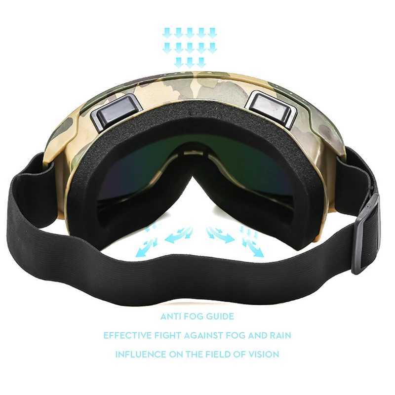 Ski goggles winter anti fog ski goggles outdoor sports ski goggles motorcycle windproof camouflage goggles CL241010