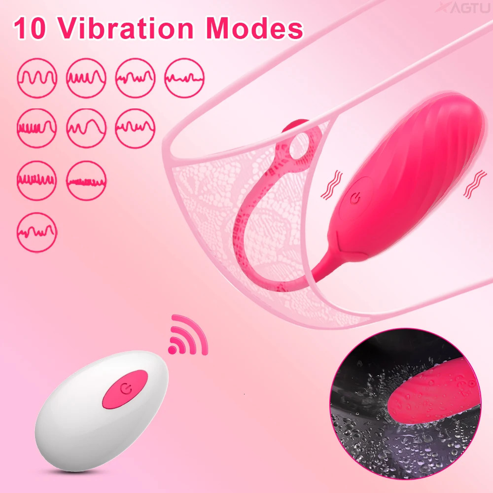 Female vibrating egg GSpot Clit stimulator wireless remote control underwear vibrator female masturbation toy 241009