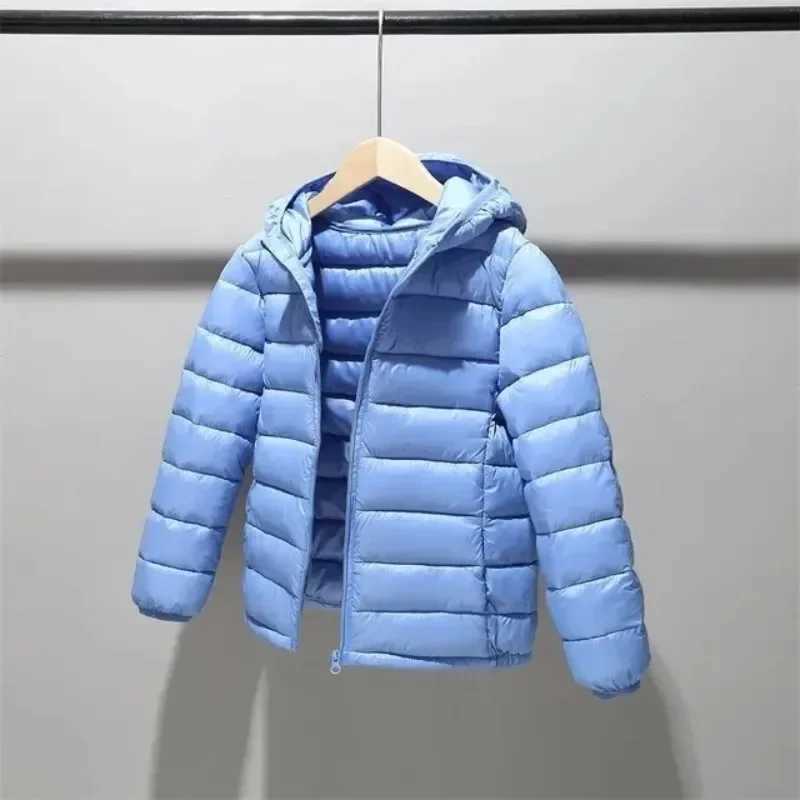 Down Coat Children aged 2-14 boys cotton jacket cotton lining wool hooded jacket 5076 H241010