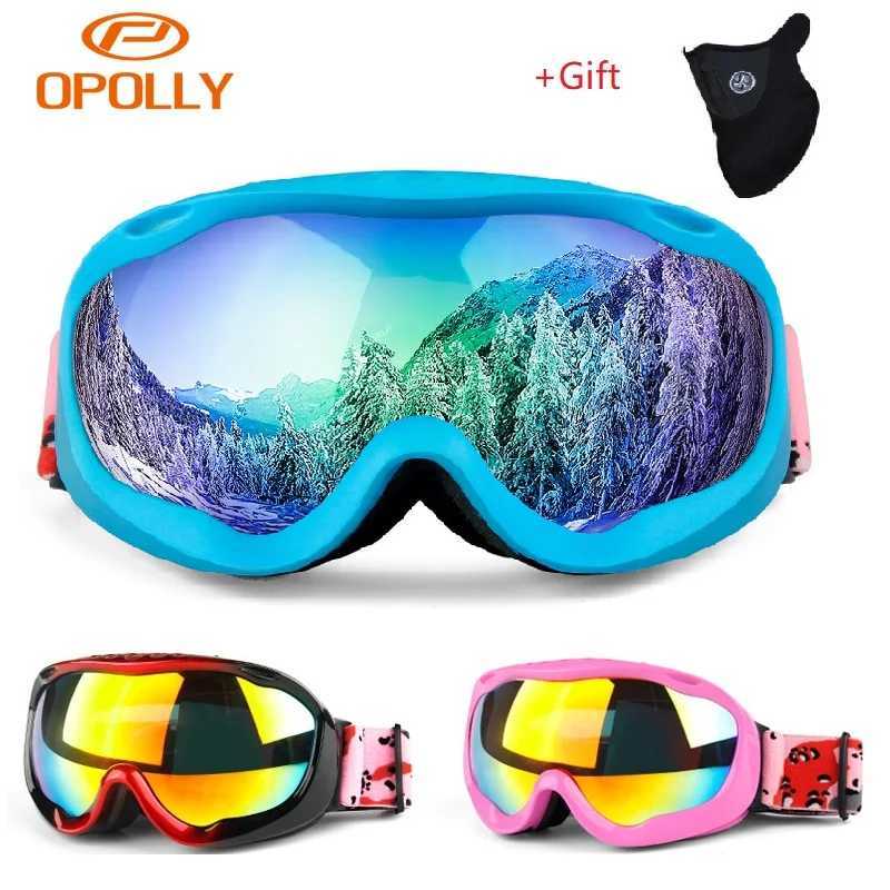 Obaolay professional ski goggles double-layer lens anti fog UV400 protective ski goggles snowboard mens and womens snow goggles CL241010