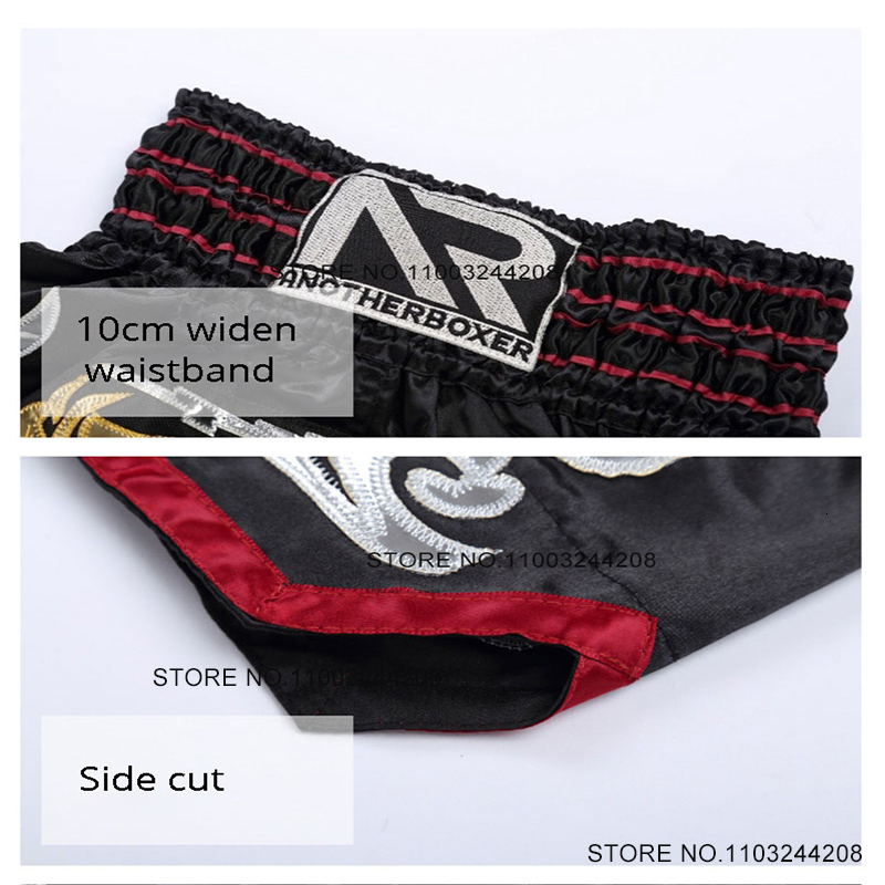 Boxing Shorts Muay Thai Shorts Satin Polyester Martial Arts MMA Clothing Men Women Kids Gym Workout Grappling Kickboxing Pants
