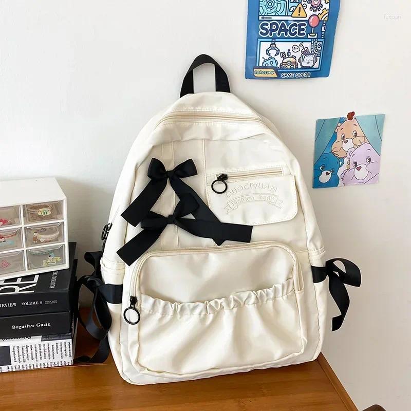 2025 NEW School Bags Backpack Fresh And Sweet Middle Schoolbag High Capacity Korean Junior Student Girl zhanyishengli