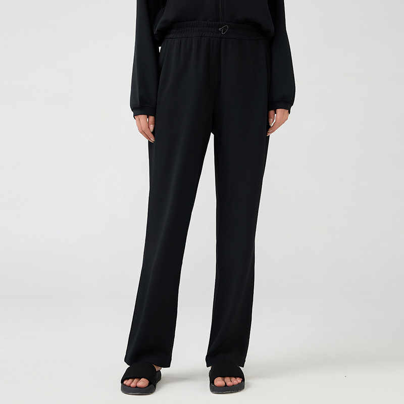Autumn winter casual sports that cover the skin make you look slimmer, elastic drawstring with high waist wide legs, long pants and sweatpants DAW167