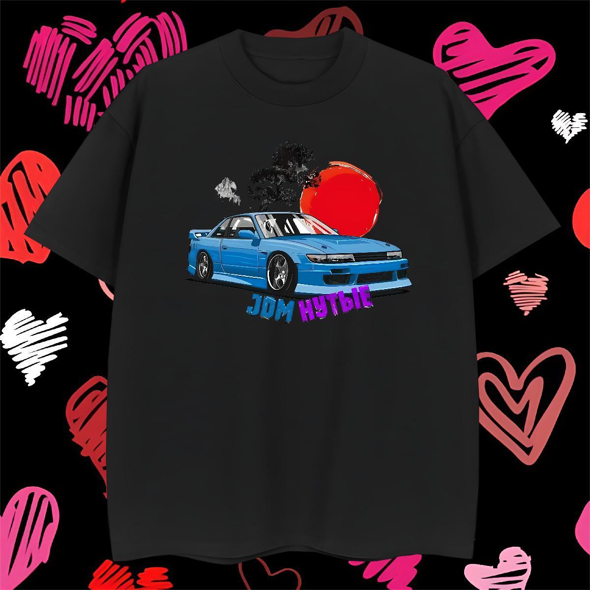 Designer Men T Shirts 230g Cotton sun Street Casual Anime O Neck Short Sleeves Men Tshirts 2024 New Tops Shirt