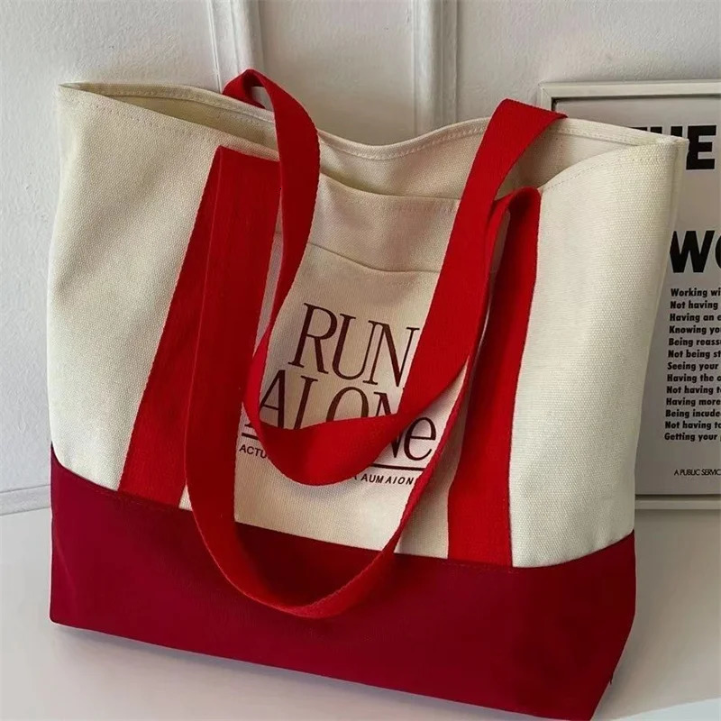 Home>Products>Canvas Large Capacity Cotto Shoulder Bag> Womens Casual Handbag 241008