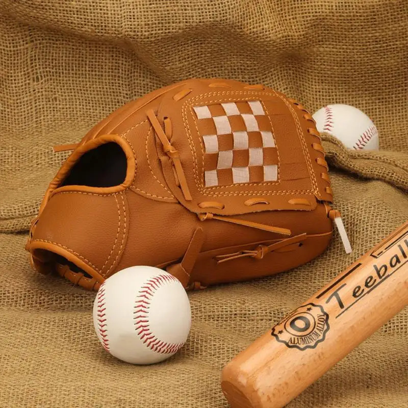 Outdoor Sport Baseball Glove PU Leather Batting Gloves Softball Practice Equipment Baseball Training Competition Glove For Kids 241010