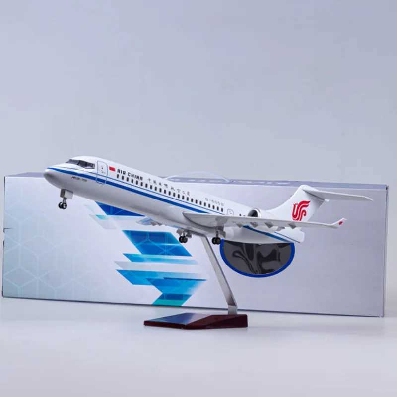47cm 1 150 Airplane Arj21-700 Aircraft Air China Airline Landing Gears Diecast Plastic Resin Plane Model Collection Display ToysXJ241010
