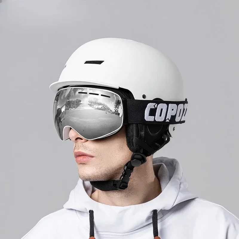 Mens and womens brand ski goggles ski goggles UV400 protection snow goggles double-layer anti fog ski mask glasses CL241010