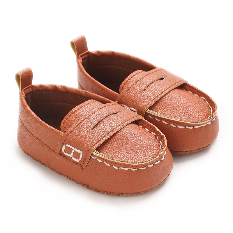 Fashion Infant Casual Shoes for Baby Boys Loafers Newborn Footwear Toddler Girls Soft Bottom Leather cutefeet Shoes 0-18 Months