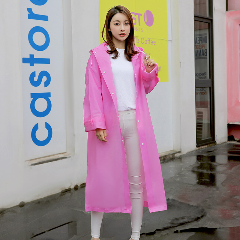 Adult lightweight raincoat easy to store and carry with you worry free travel on rainy days