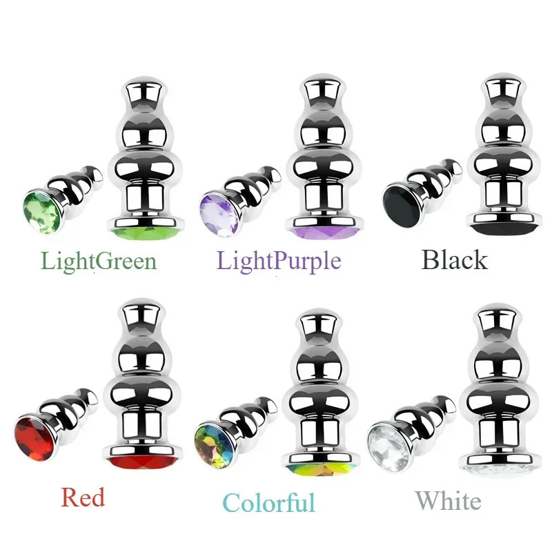 Anal Plug Sex Toys Crystal Heart Smooth Steel Annal Extreme Butt Buttplug for Woman Prostate Massager Stimulator Adult Toys Man 241010