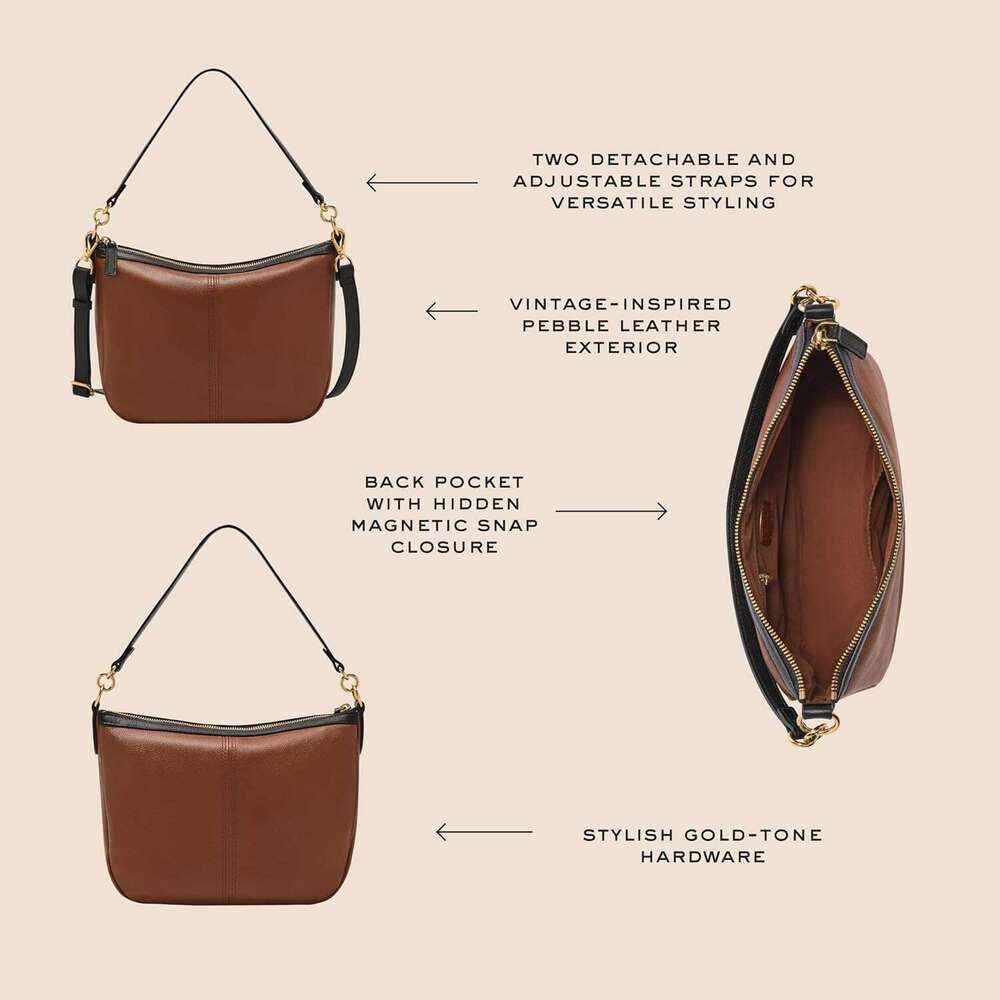 Women's Jolie Leather Crossbody Purse Handbag for Women