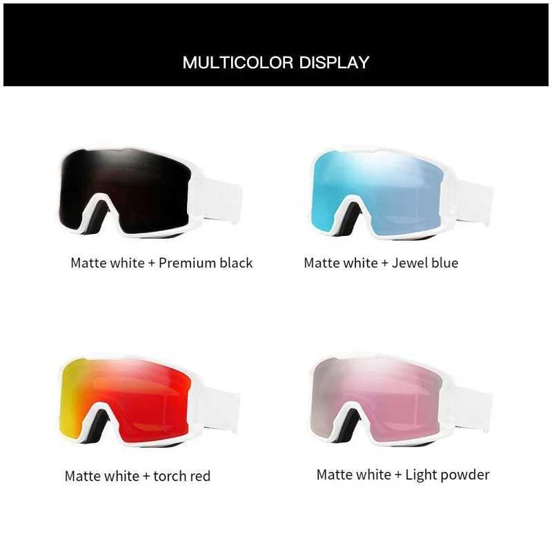 UV400 anti fog double-layer ski goggles large lens ski goggles ski mask snowboard goggles mirror goggles CL241010