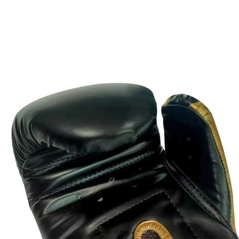 Childrens Adult Boxing Gloves 6/8/10/12/16 Oz Professional Sanda Muay Thai Fighting Gloves Womens Pu Taekwondo Boxing Gloves W241010